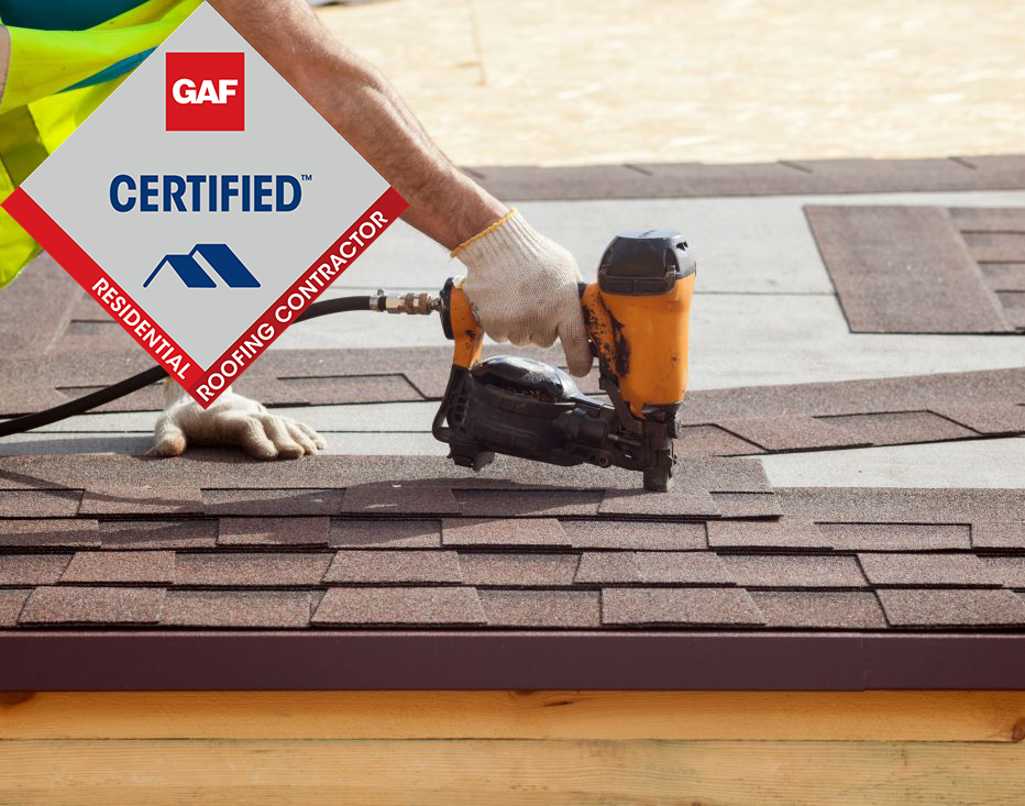 GAF residential roofing image